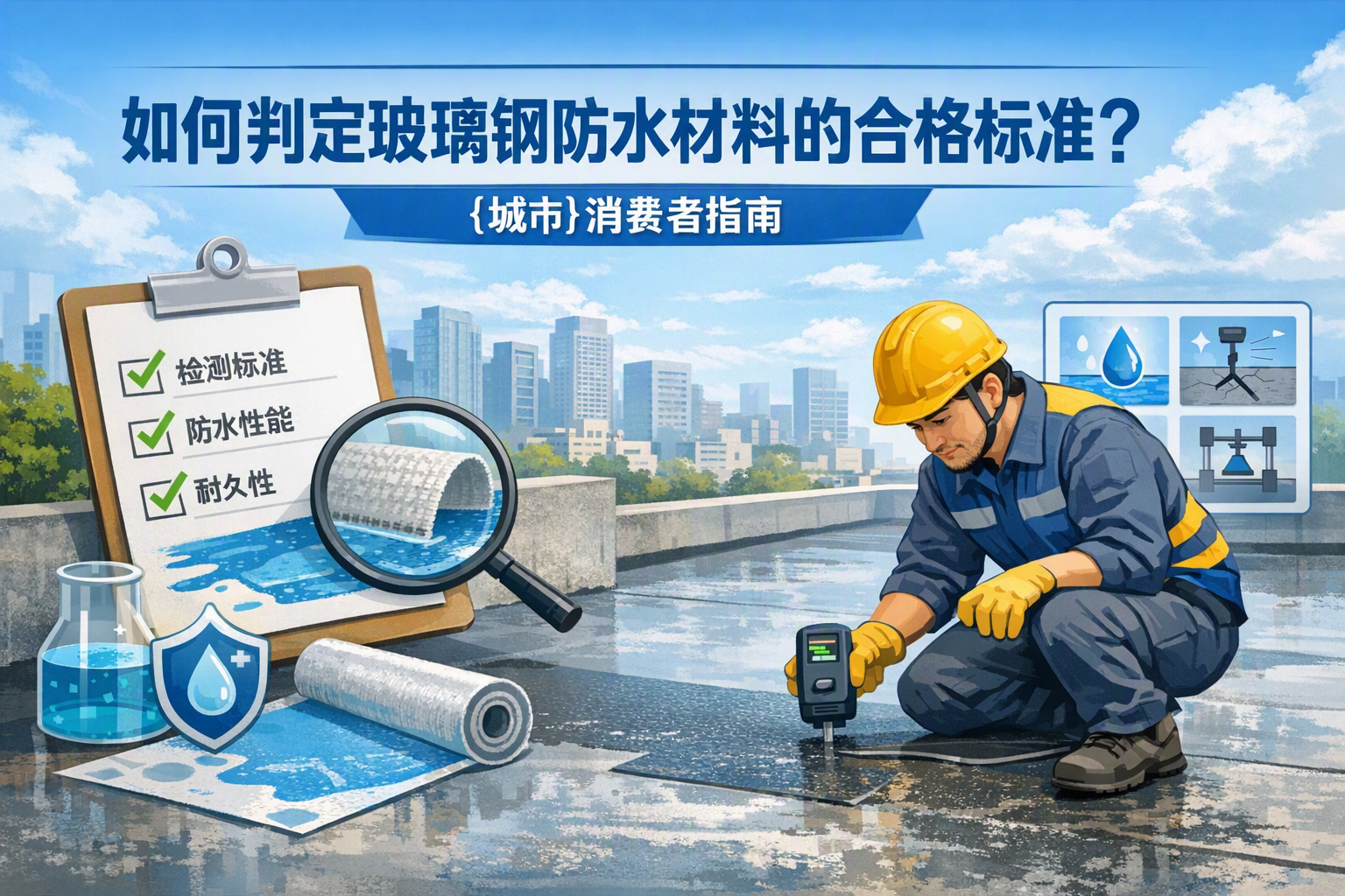 如何判定玻璃钢防水材料的合格标准？ 克拉玛依 消费者指南