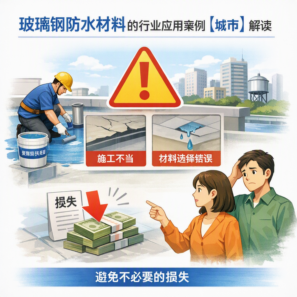 玻璃钢防水材料的行业应用案例，克拉玛依解读