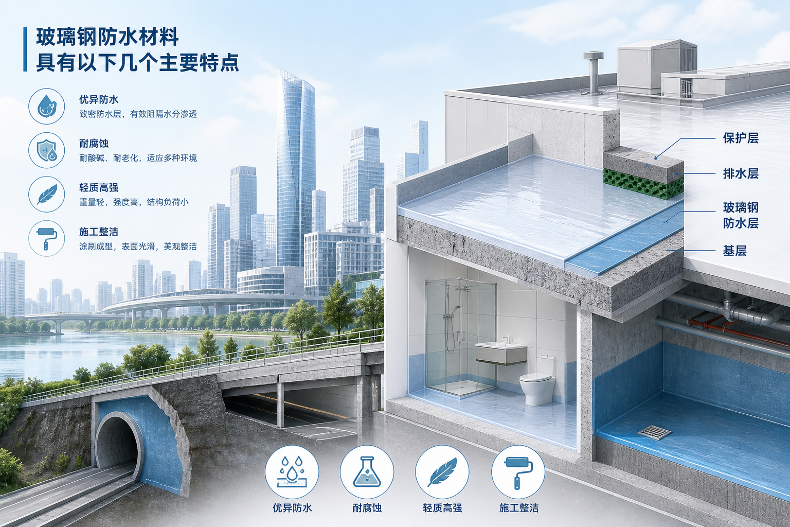 2023年玻璃钢防水材料市场趋势分析，关注 克拉玛依 发展