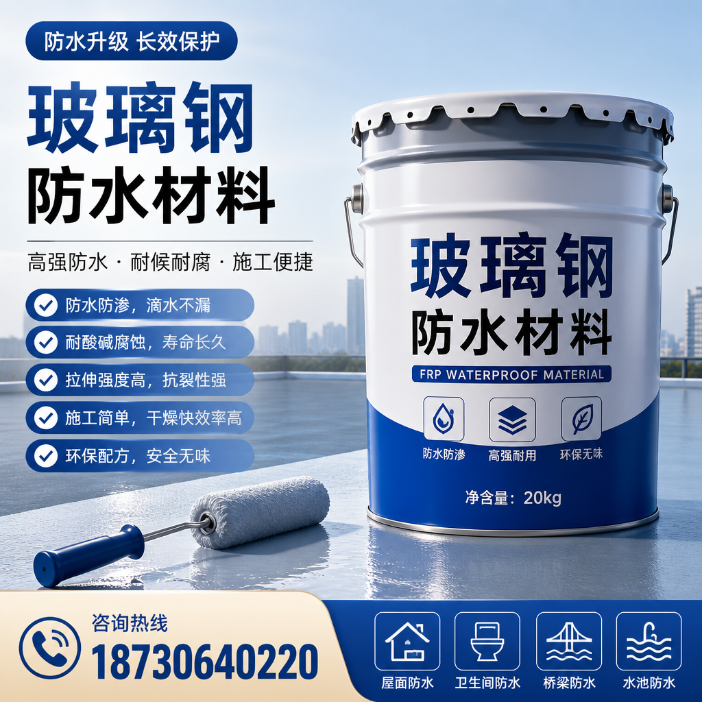 专家解析：玻璃钢防水材料的市场前景分析在 克拉玛依