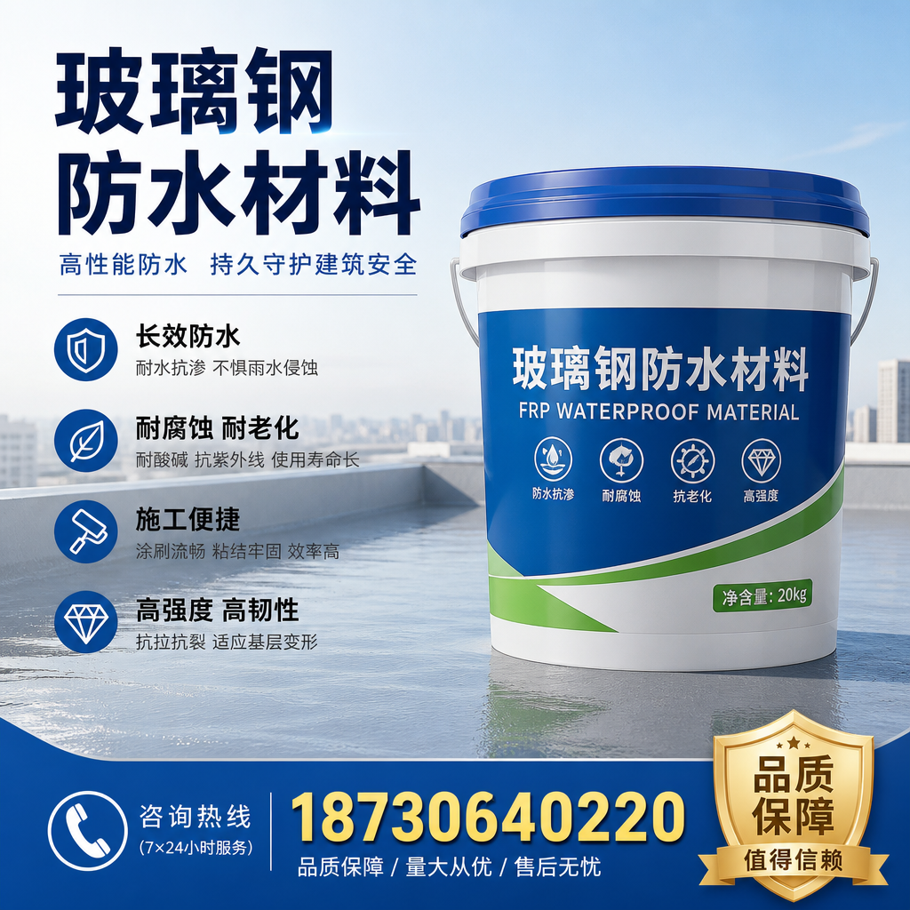 专家解析：玻璃钢防水材料的市场前景分析在 克拉玛依